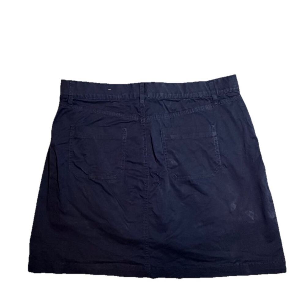 Croft & Barrow Navy Skort Womens Size 16 Stretch Golf Casual Skirt Shorts - Picture 2 of 5